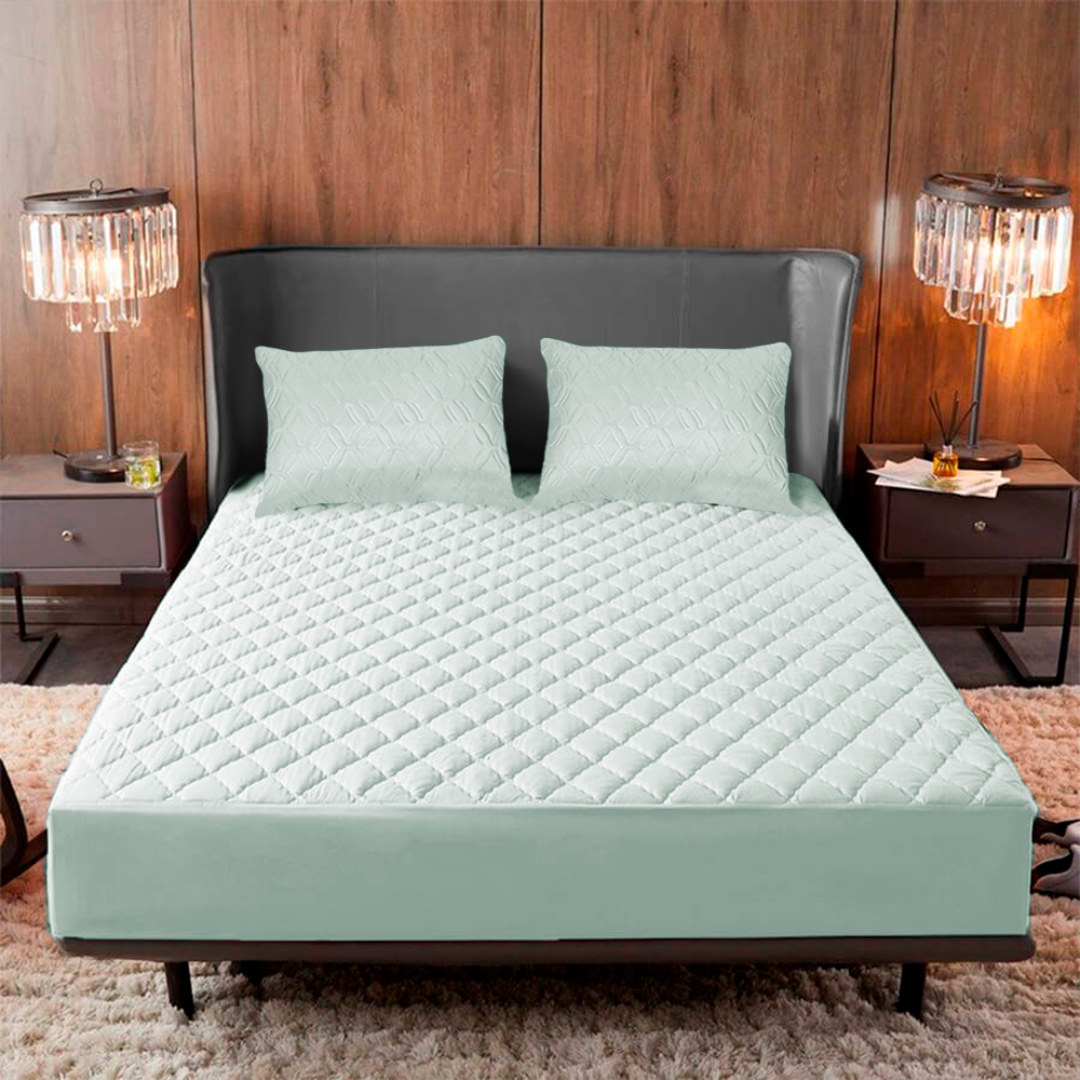 SleepSafe 3X 💦 Protector de colchon antiliquido 100x190 ¡COMPRA 1 Y LLEVA EL SEGUNDO CON 50% DE DESCUENTO! 😱