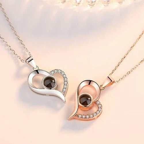 Colar Te Amo Infinito 💔 Con caja de lujo💔 Solo ahora com 50% de Descuento