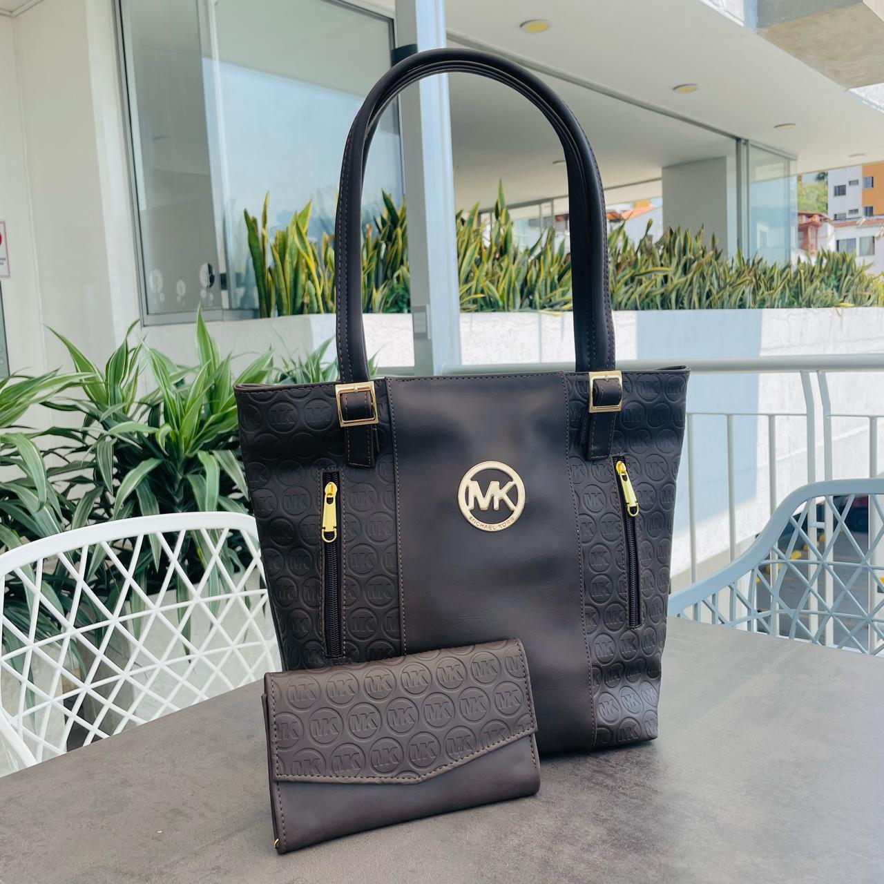 💼 Colección La Perla MK  💼- BOLSO DE MANO + BILLETERA EN CUERO DAMA MK - COMPRA UN BOLSO DE LUJO Y LLÉVATE UNA CARTERA A JUEGO POR UNA OFERTA IRRESISTIBLE 179900 COP