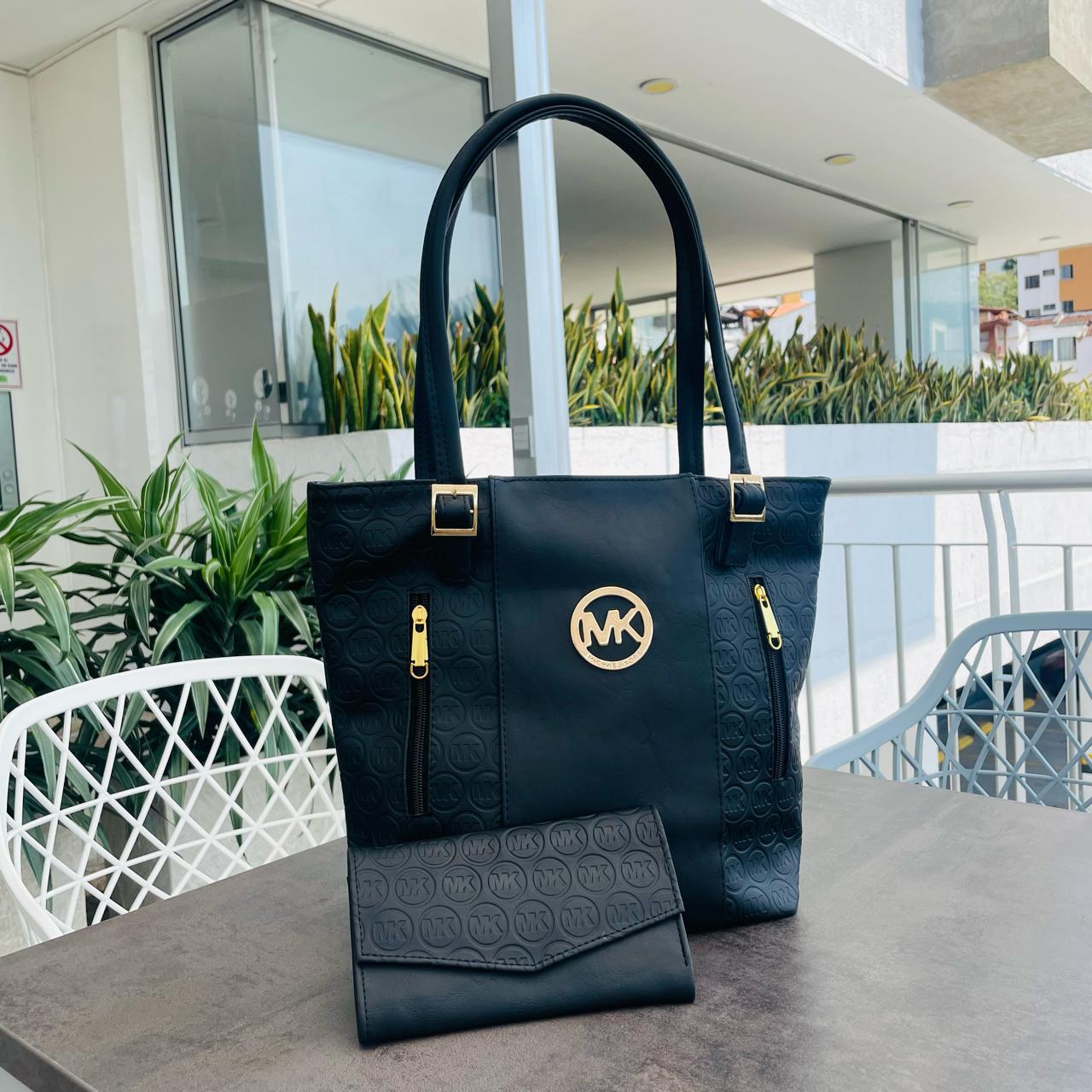 💼 Colección La Perla MK  💼- BOLSO DE MANO + BILLETERA EN CUERO DAMA MK - COMPRA UN BOLSO DE LUJO Y LLÉVATE UNA CARTERA A JUEGO POR UNA OFERTA IRRESISTIBLE 179900 COP