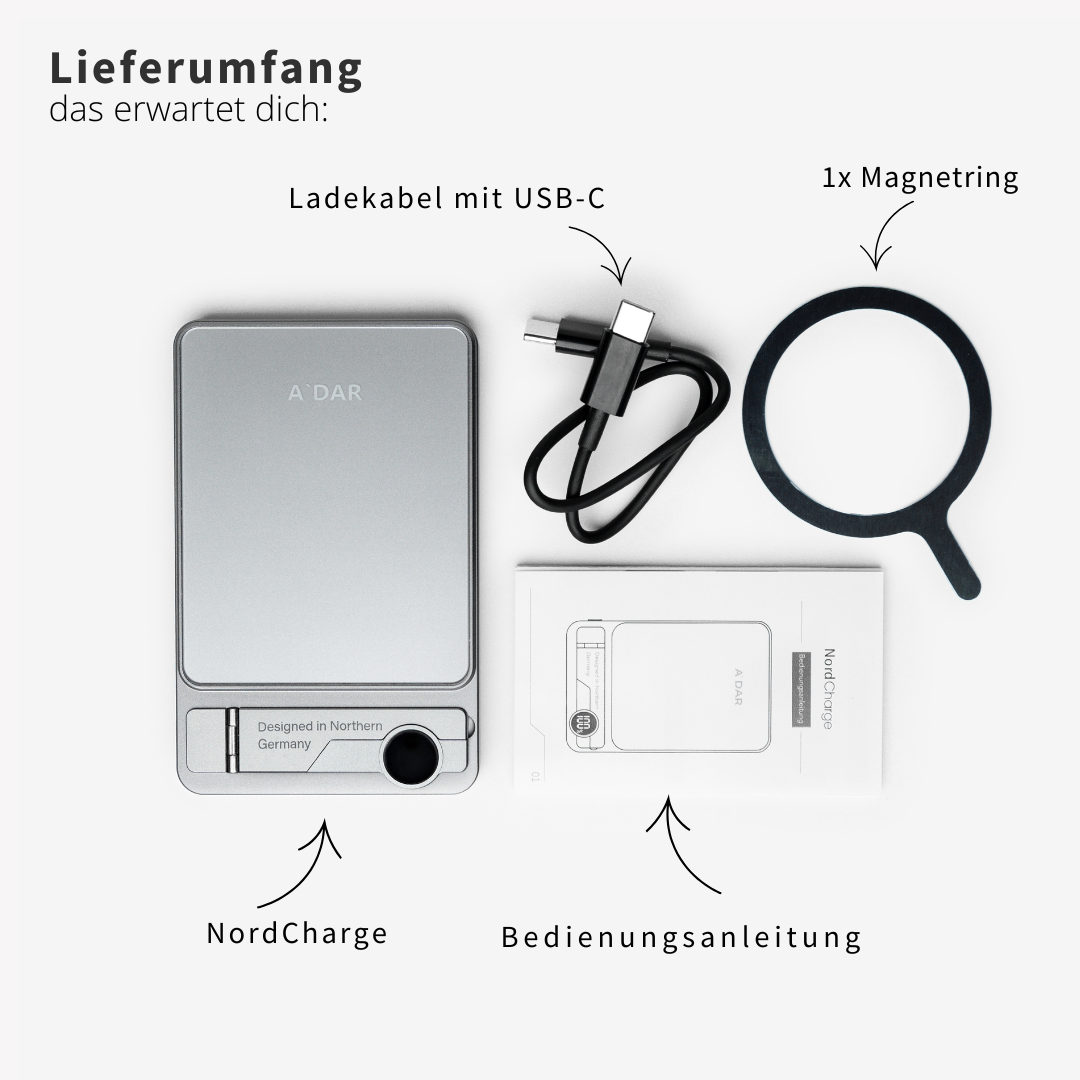 NordCharge - Magnetische PowerBank + SlimCharge.