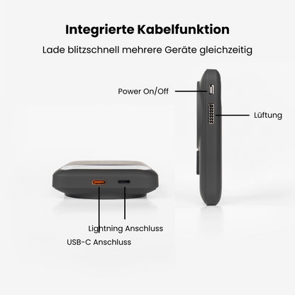IceCharge - Magnetische PowerBank +  integrierte Kühlung