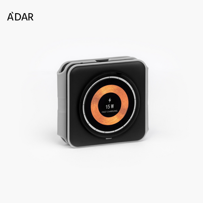 TravelMaster - Faltbare 3 in 1 Kabellose Ladestation