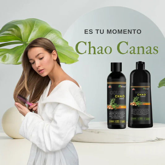 SHAMPOO CHAO 3 EN 1 CUBRE CANAS  40% DESCUENTO