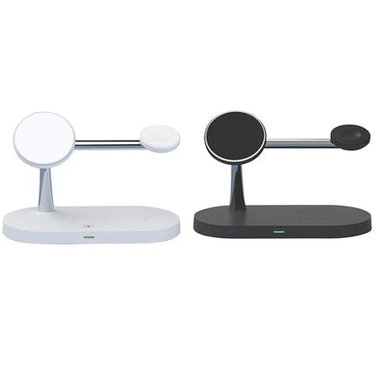 LuxCharge - 4-in-1 Kabellose Ladestation für Apple und Samsung (Android)