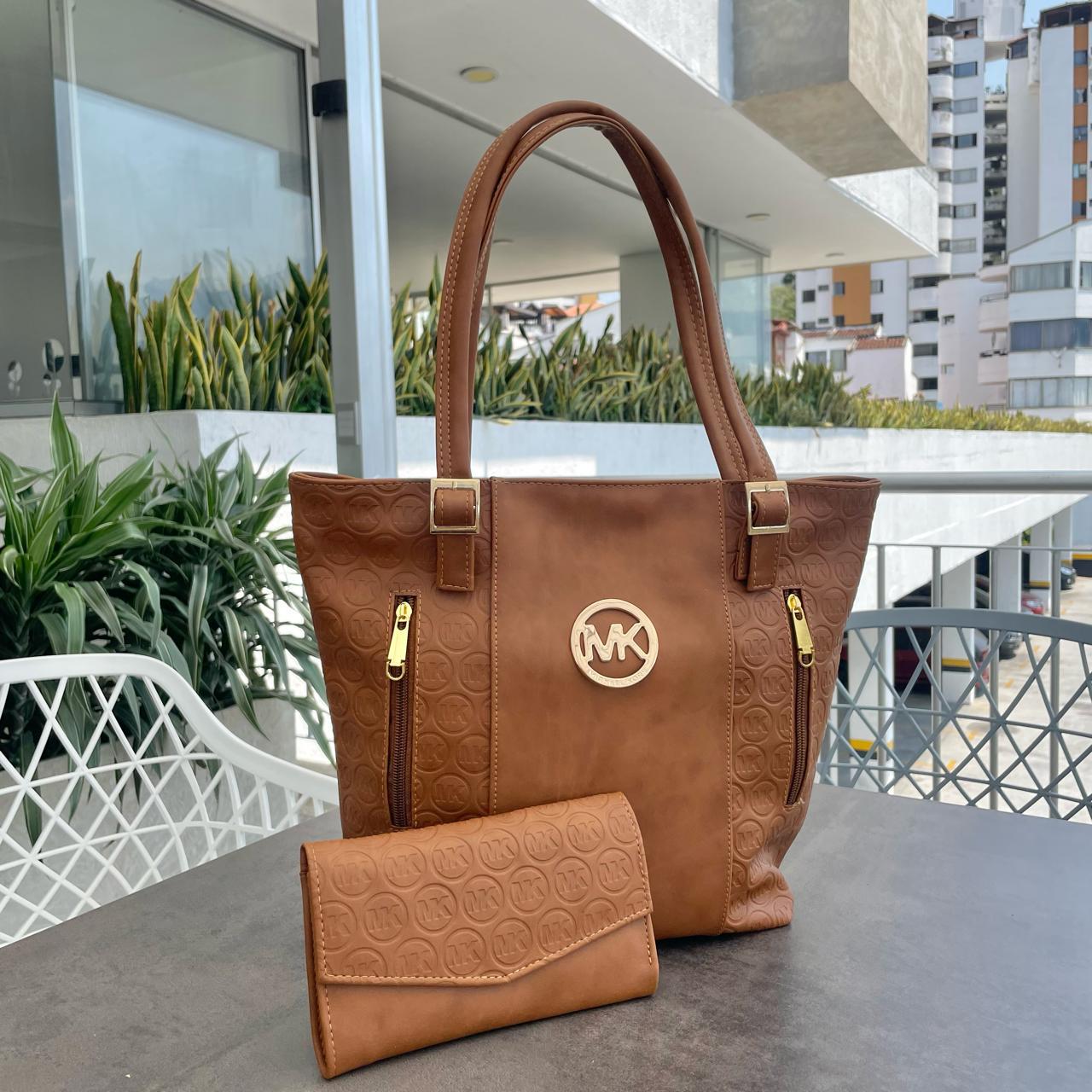 💼 Colección La Perla MK  💼- BOLSO DE MANO + BILLETERA EN CUERO DAMA MK - COMPRA UN BOLSO DE LUJO Y LLÉVATE UNA CARTERA A JUEGO POR UNA OFERTA IRRESISTIBLE 179900 COP